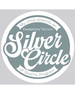 ExceleRate Silver 3" Stickers